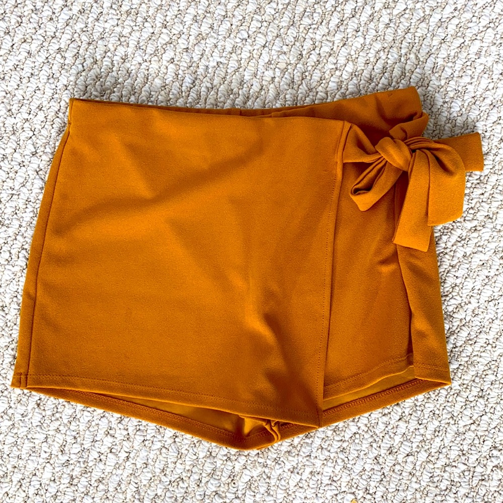 Wrap Mustard Yellow Skirt